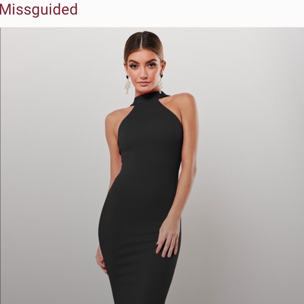 Black floor length gown - Good material perfect for a wedding guest/formal